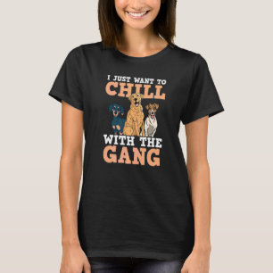 Hundesportler Aufpasser Sitzend Trainer Chillen Mi T-Shirt