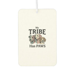 Hundestamm hat Pfoten Vintage Gravur Design_1 Autolufterfrischer
