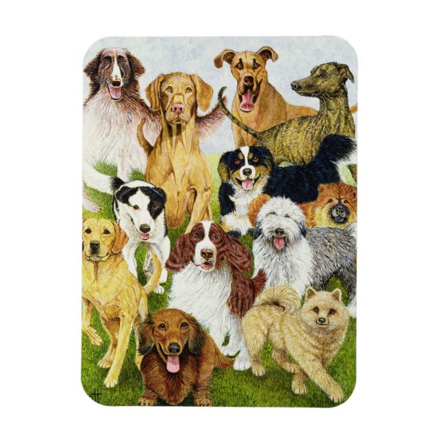 Hundetage Magnet (Vertikal)
