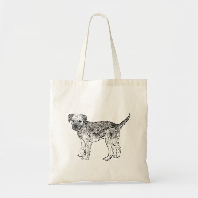 HundeTaschen-Tasche - Grenzterrier-Entwurf Tragetasche (Vorne)
