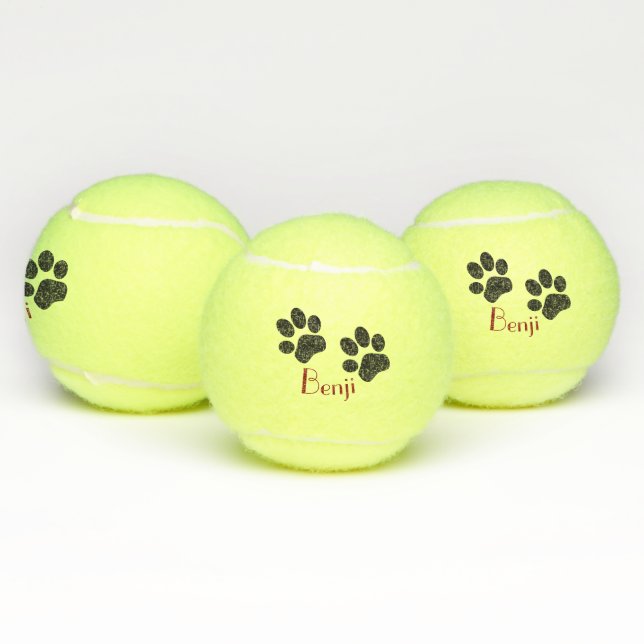 Hundetatze druckt kundenspezifische Tennisbälle (Multi)