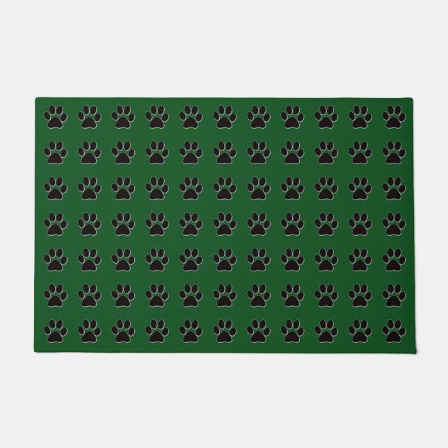 Hundetatze druckt Tür-Matte Fußmatte (Vorderseite)