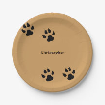 Hundetatzen-Drucke (Änderungshintergrund)
