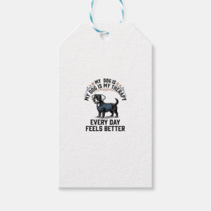 Hundetherapie-Shirt Vintage graviertes Hunde-Liebh Geschenkanhänger