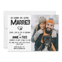 Hundetier Lover Einladung zur Hochzeit