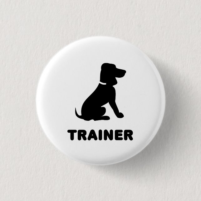 Hundetrainer Button (Vorderseite)