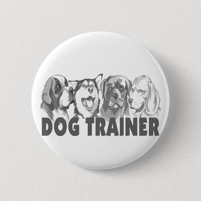 Hundetrainer Button (Vorderseite)