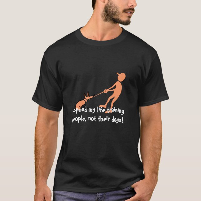 Hundetrainings-Spaß T-Shirt (Vorderseite)