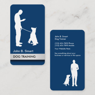 Hundetrainings-und -gehorsam-Visitenkarten Visitenkarte