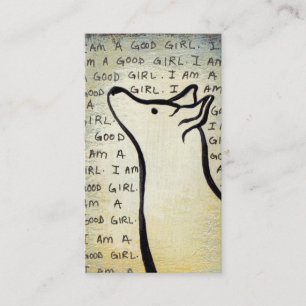 Hundetrainingstrainerwandererrettungs-Gruppenkunst Visitenkarte