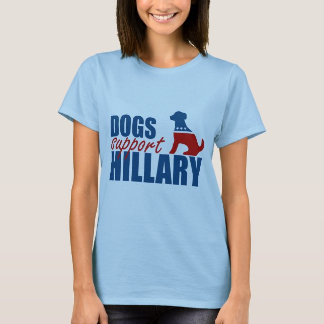 HUNDEunterstützung HILLARY.png T-Shirt (Vorderseite)