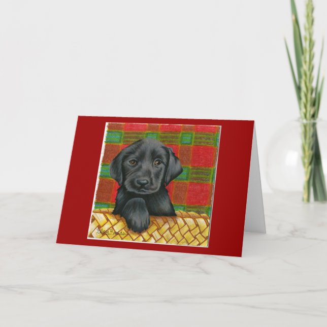 HundeValentinsgrußkarte Feiertagskarte (Vorderseite)