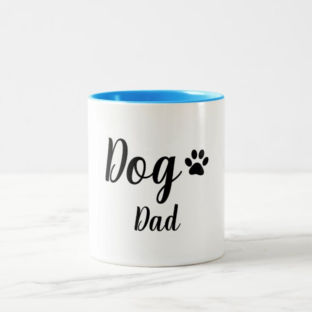 HUNDEVater DES CHIC-MUG_ Zweifarbige Tasse (Mittel)