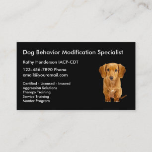 Hundeverhaltentraining Visitenkarte