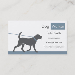 Hundewalker-Visitenkarte Visitenkarte