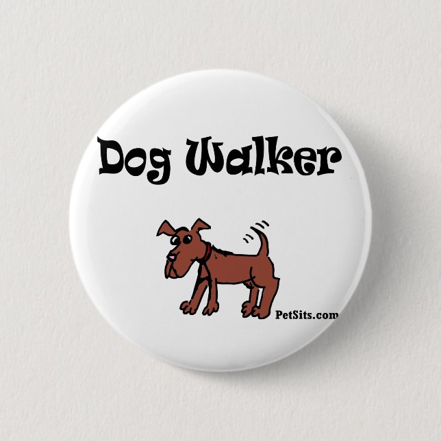 Hundewanderer Button (Vorderseite)