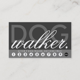 Hundewanderer vergütet Programm Treuekarte