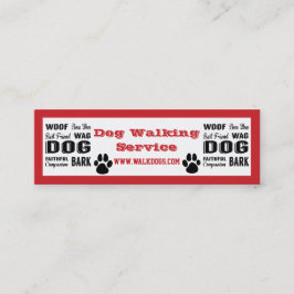 Hundewanderservice Mini Visitenkarte