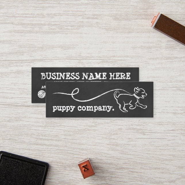 HUNDEweg-KREIDE-Loyalitätsprogramm Treuekarte (Vorderseite/Rückseite Beispiel)