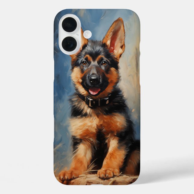 Hundewelpe iPhone 16 Plus Hülle (Rückseite)