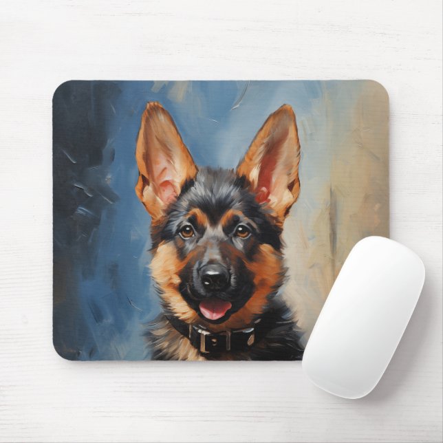 Hundewelpe Mousepad (Mit Mouse)