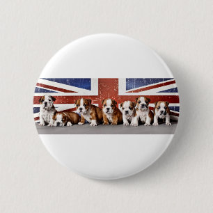 Hundewelpen Button