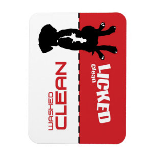 Hundewelpen-Spülmaschinen-Magnet - gelecktes Magnet