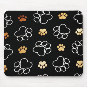 Hundewelpen-Tatze druckt Geschenke für Mousepad