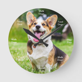 Hundezeit Uhr Corgi