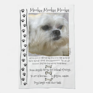 Hundezitate Lhasas Apso Küchentuch
