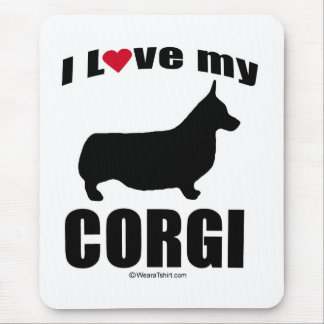 "HUNDEzucht" - CORGI - "ICH LIEBE MEIN CORGI " Mousepad