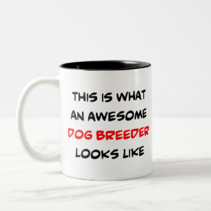 Hundezüchter, phantastisch zweifarbige tasse