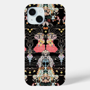 Hündin, Schwarz-weißes Klimt-Muster, CENTAUR Case-Mate iPhone Hülle