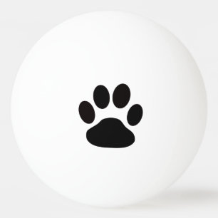 HundPawprint Klingeln Pong Ball Tischtennisball