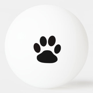 HundPawprint Klingeln Pong Ball Tischtennisball