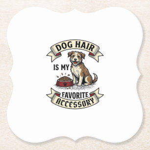 Hundshaar-Shirt Vintage-Gravur Lustiger Hunde-Lieb Untersetzer