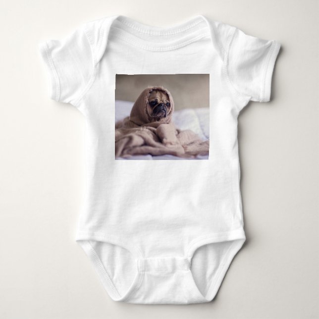 Hundshunde Baby Strampler (Vorderseite)