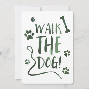 Hundspaziergang Einladung