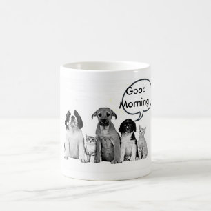 HUNENKAFFE/TEA-TASSE SAGT GUT MORNING KAFFEETASSE