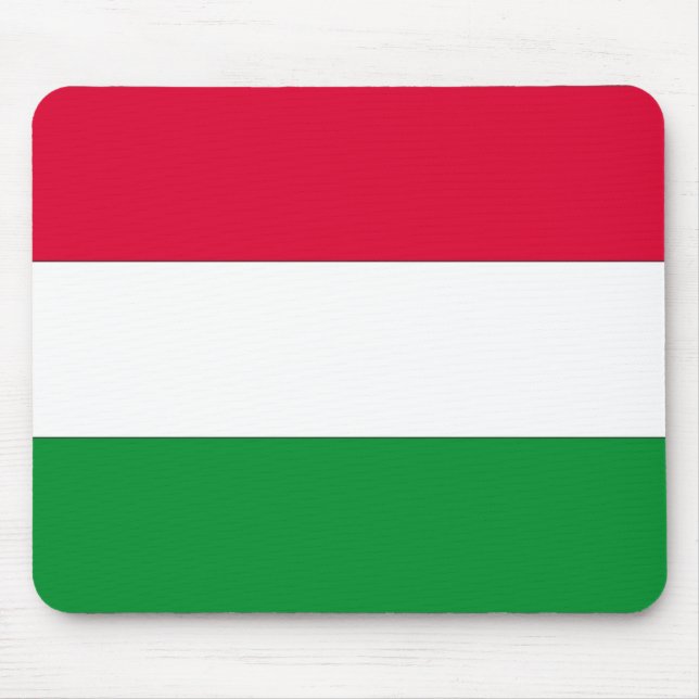 Hungarian Flag, Flag of Hungary Mousepad (Vorne)
