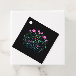 Hungarian Kalocsa Embroidery Pattern Geschenkanhänger