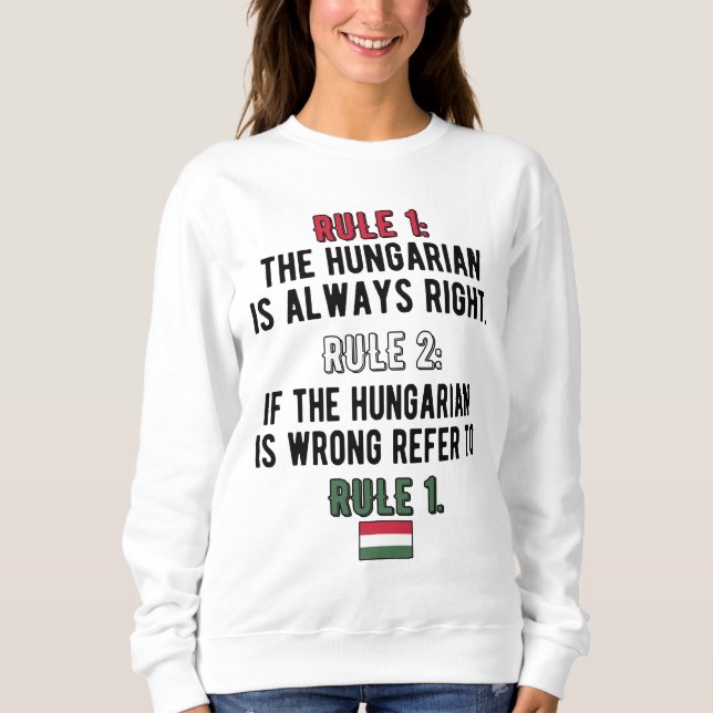 Hungarian Roots Hungary Flag Hungarian Heritage Sweatshirt (Vorderseite)