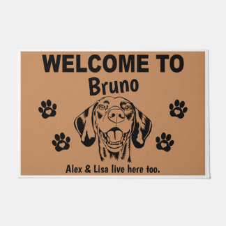 Hungarian Vizsla Personalized Door Mat Doormat  Fußmatte