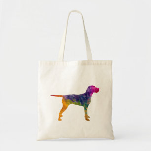 Hungarian Wirehaired Vizsla im Watercolor Tragetasche