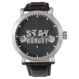 Hunger bleibe - Bodybuilding Workout Motivierend Armbanduhr