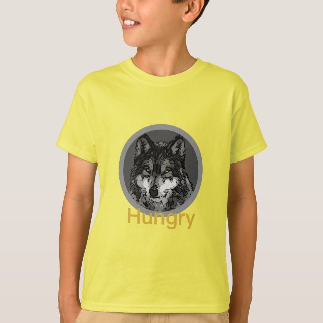 Hunger - Der grundlegende T - Shirt von Kindern (Vorderseite)