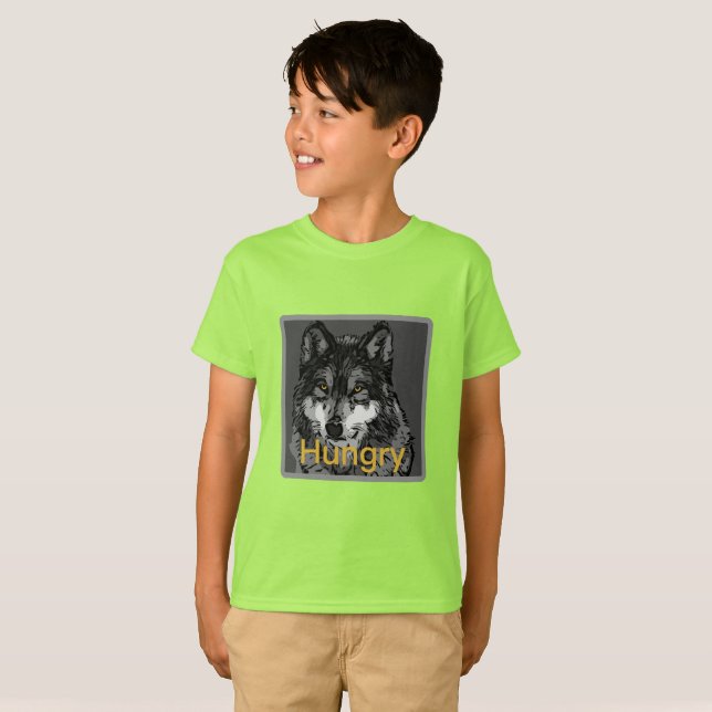 Hunger - Der grundlegende T - Shirt von Kindern (Vorne ganz)
