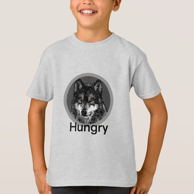 Hunger - Der grundlegende T - Shirt von Kindern (Vorderseite)