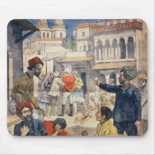 Hunger in Indien Mousepad