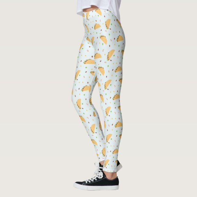 Hunger nach dem Muster von Tacos Leggings (Links)